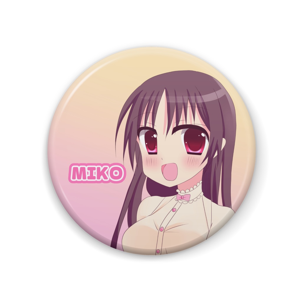 看板娘／神崎美心(かんざきみこ)缶バッジ