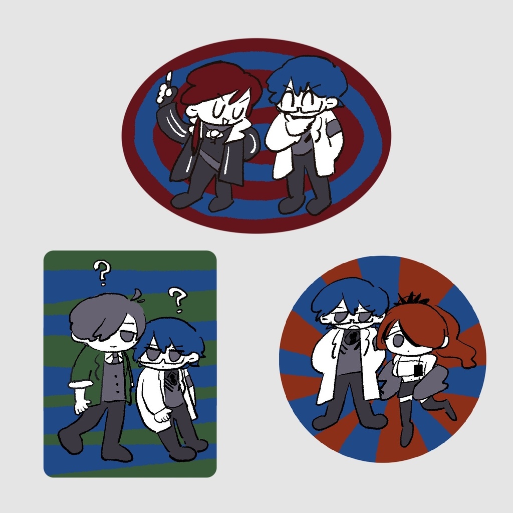 博士と同期たちステッカー