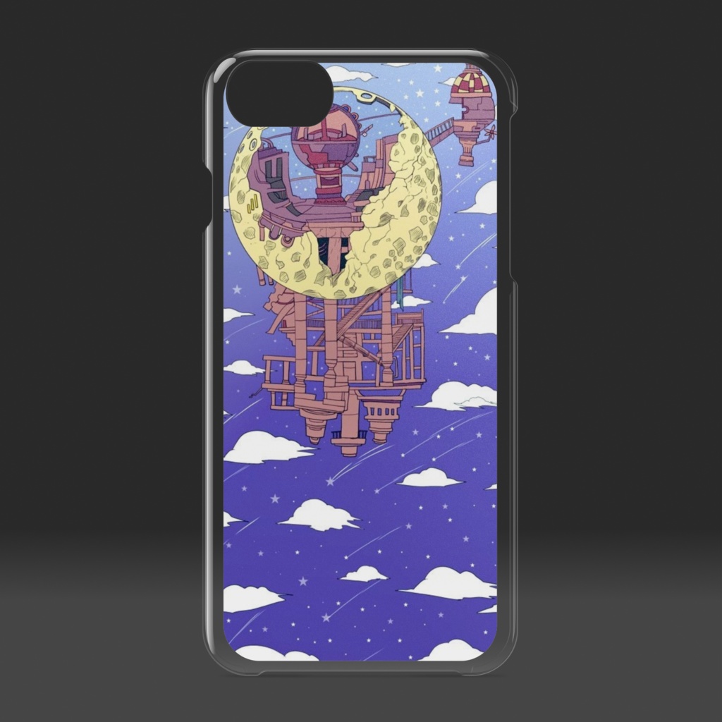 月の雫 iPhoneクリアケース