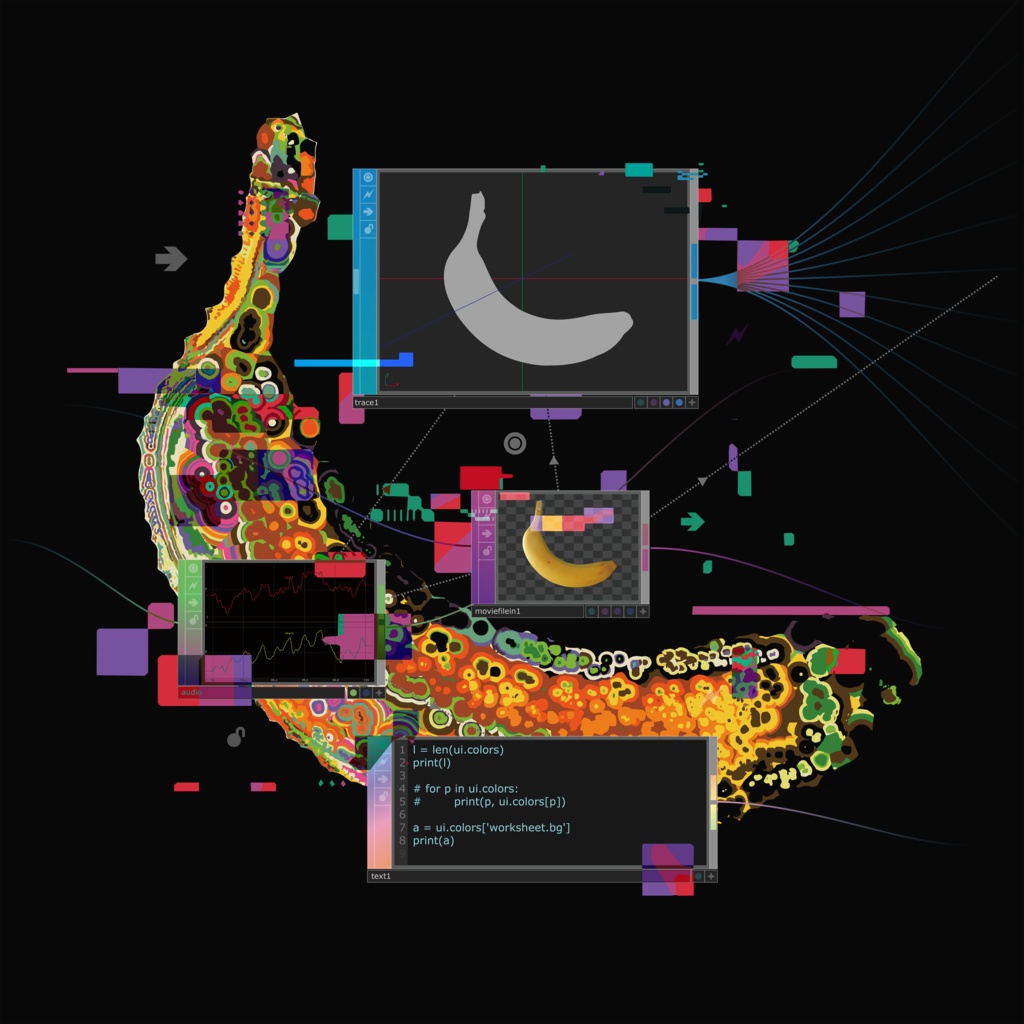 Bananas with TouchDesigner T-Shirt