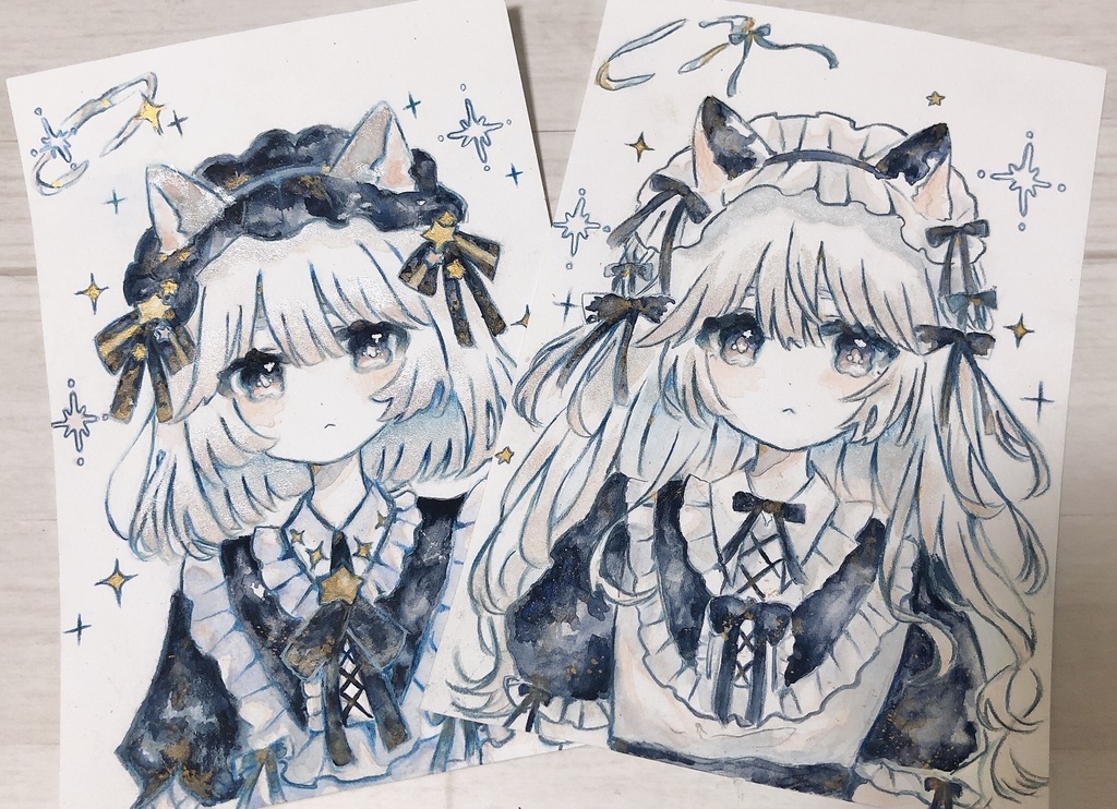 猫耳メイド　原画