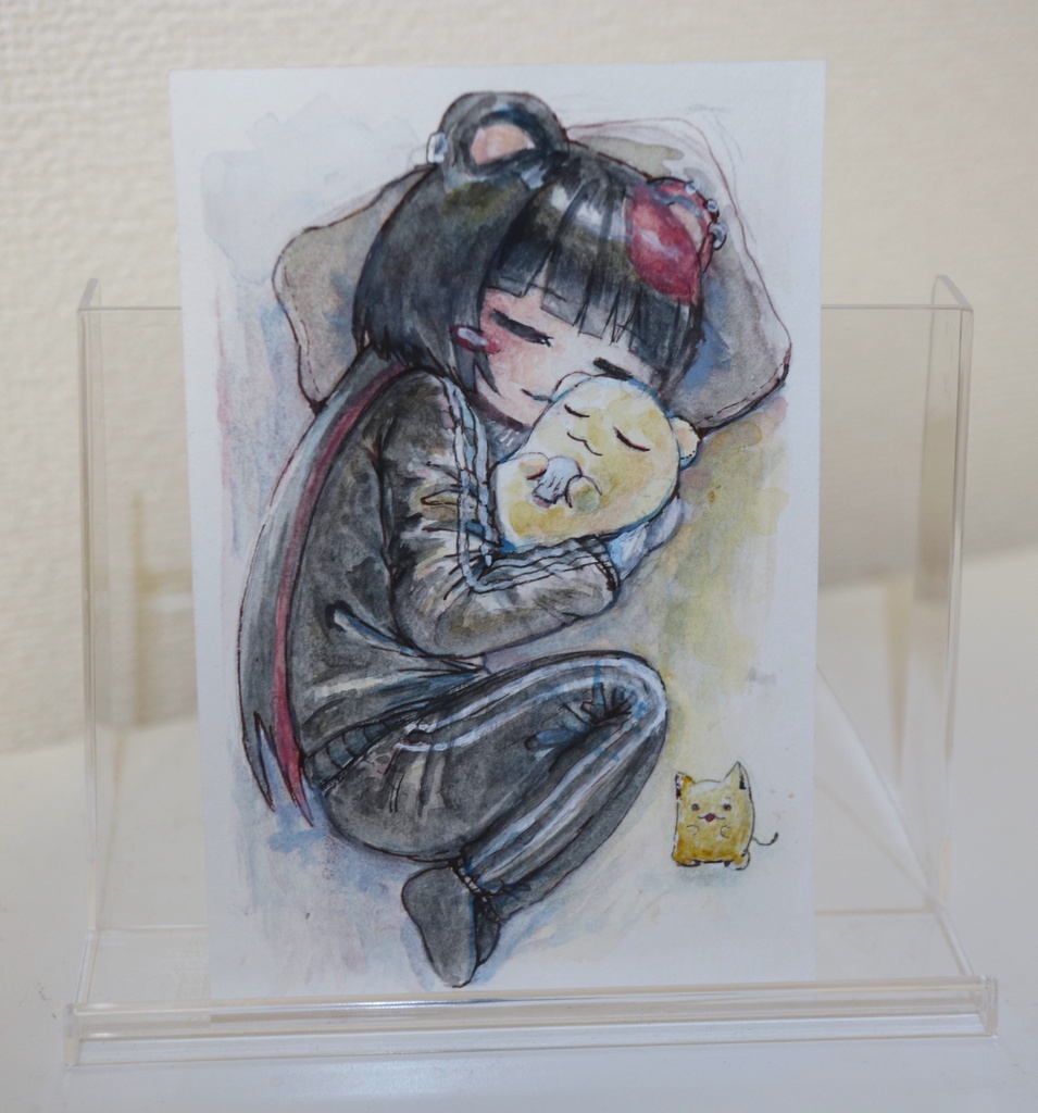 【原画】すやすやロボハムスター人間