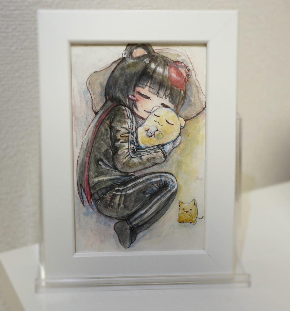 【原画】すやすやロボハムスター人間