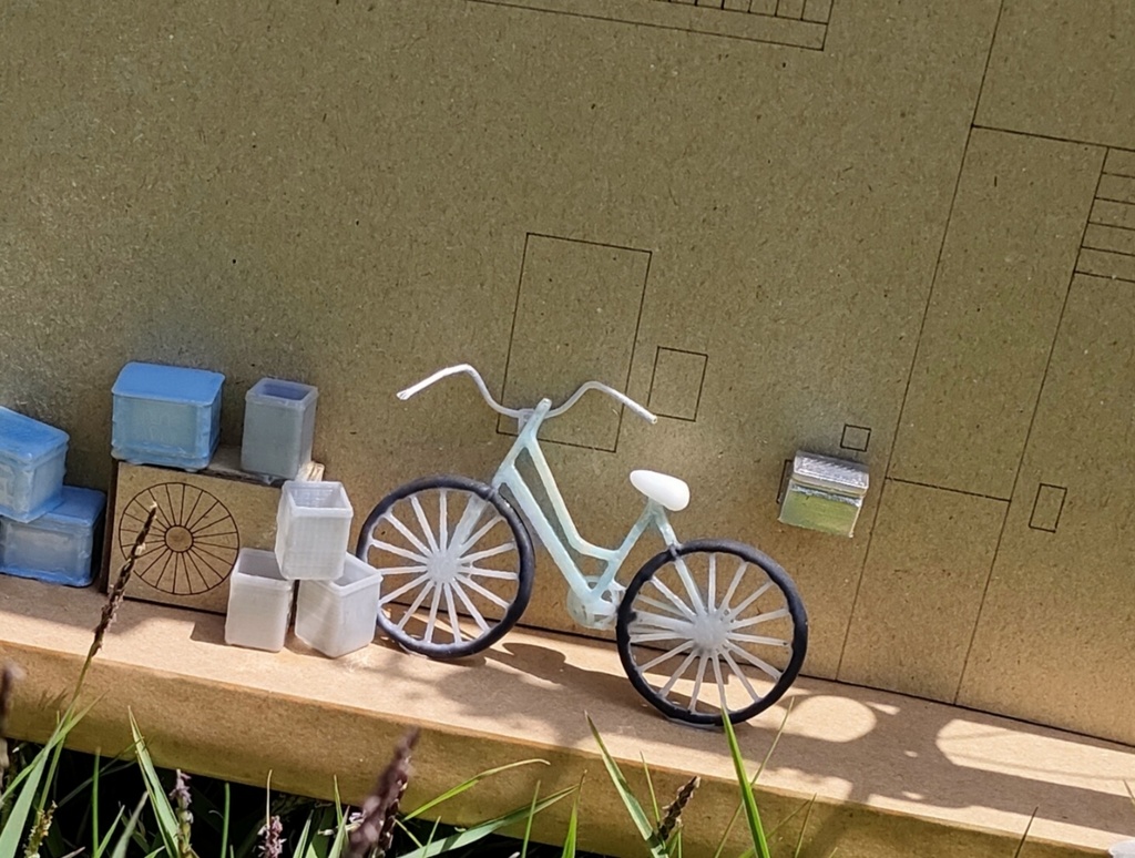 自転車3Dモデル フリー 3Dプリンター用 rhinoceros stl 3dm obj - 青田