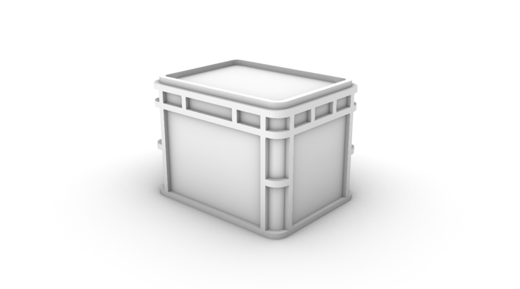 ビールケース コンテナ 3D model  rhinoceros stl obj free フリー 0円〜