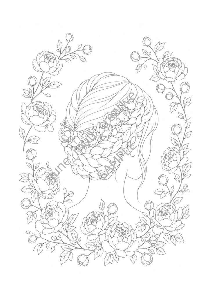 Selene - Wreath - Pionie