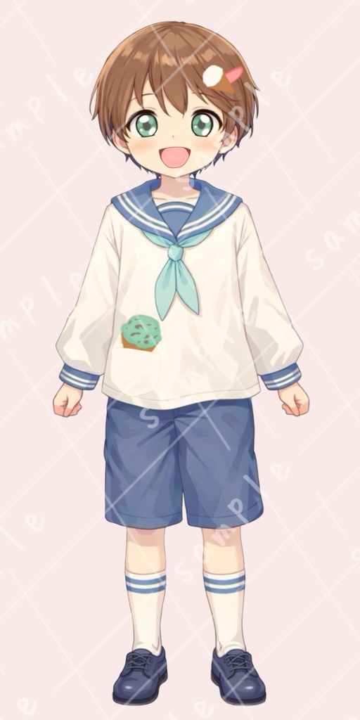 とにかく可愛いアイスの子にちびキャラ同行