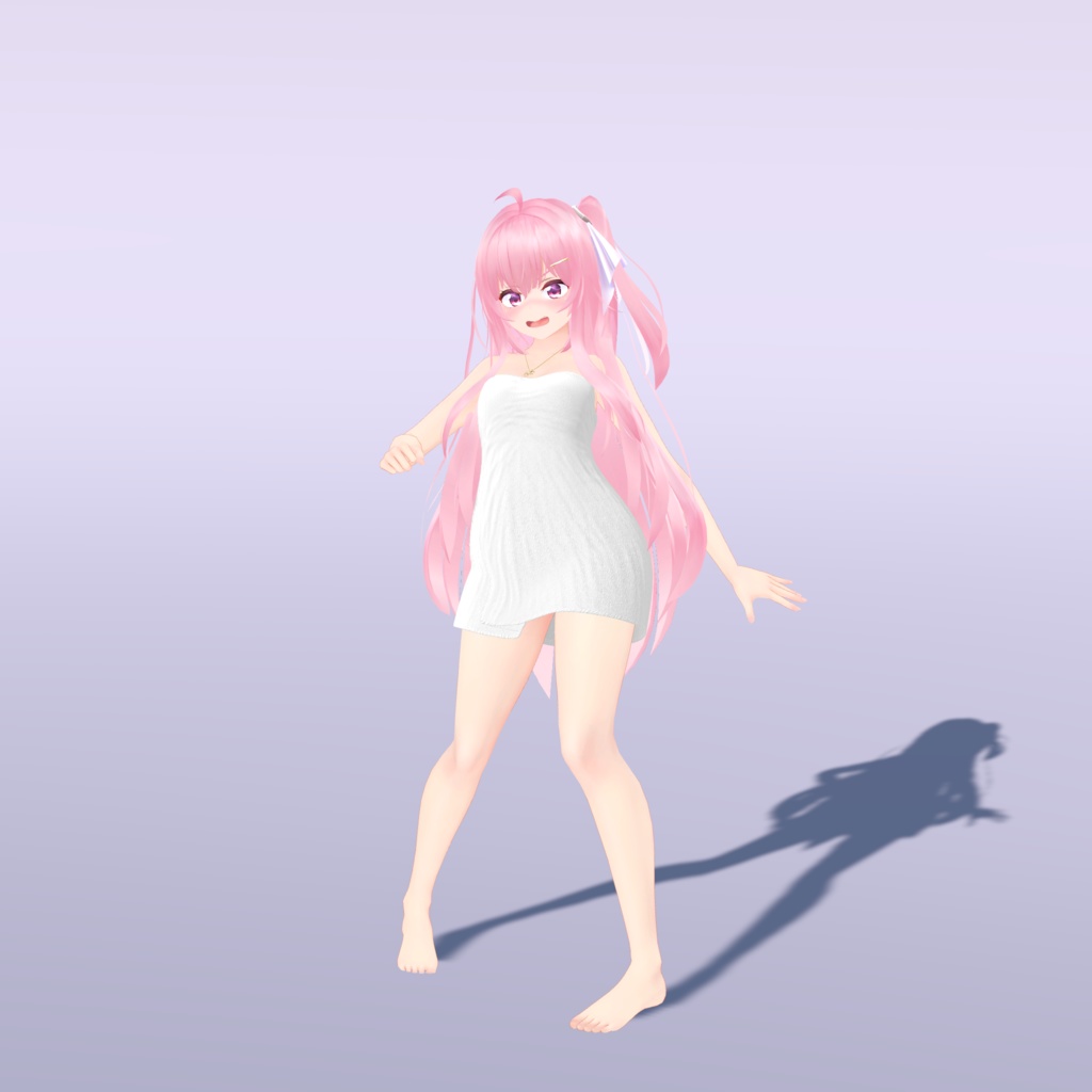 エミスティアちゃん対応バスタオル3Dモデル