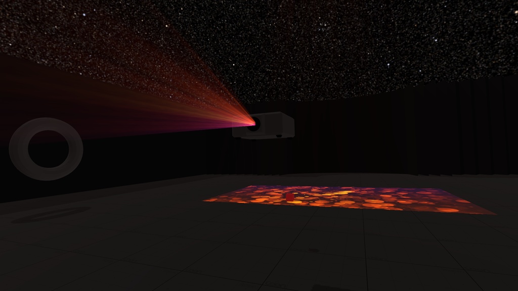 【VRChat】Light Shaft Projector (プロジェクターギミック)