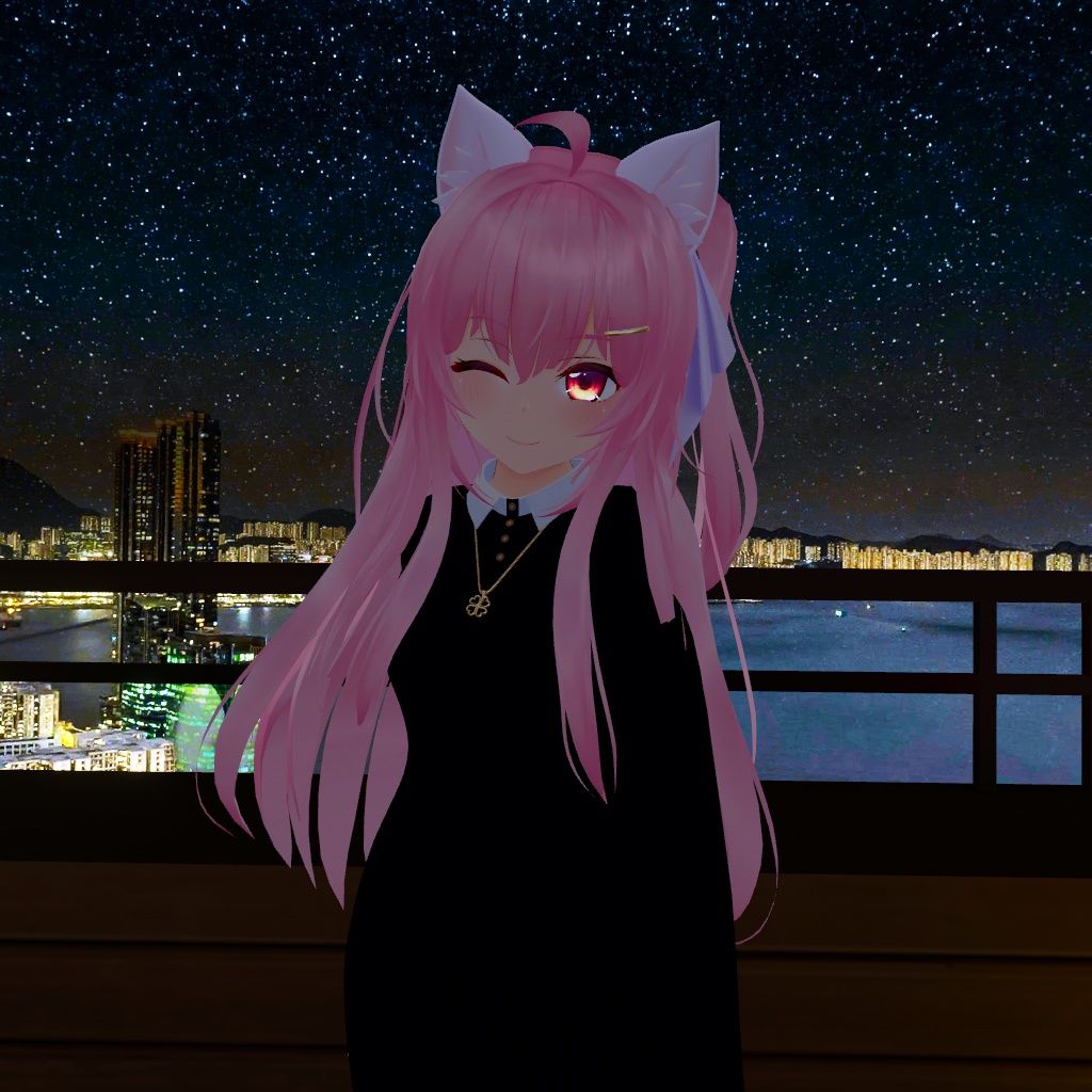 【エミスティアちゃん対応】タイトドレス3Dモデル