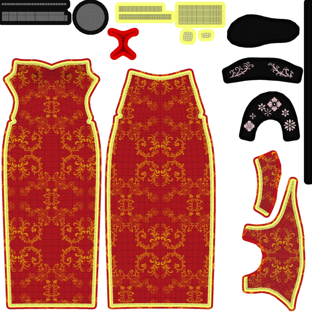 【エミスティアちゃん対応】チャイナドレス