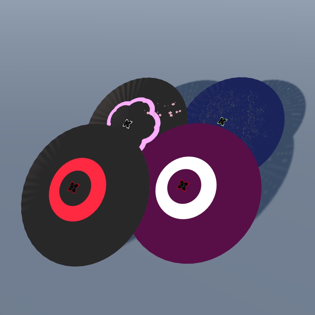 【VRChat】蛇の目傘