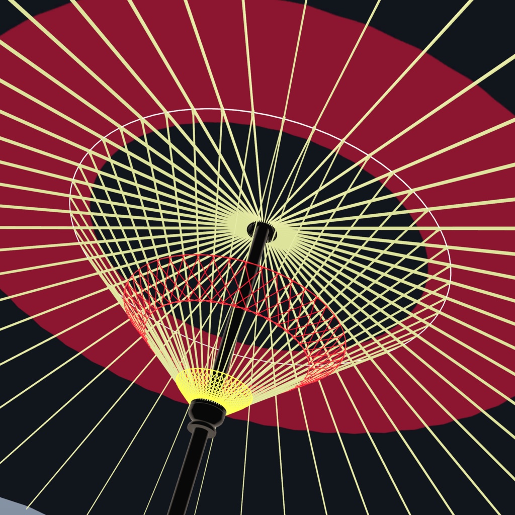 【VRChat】蛇の目傘