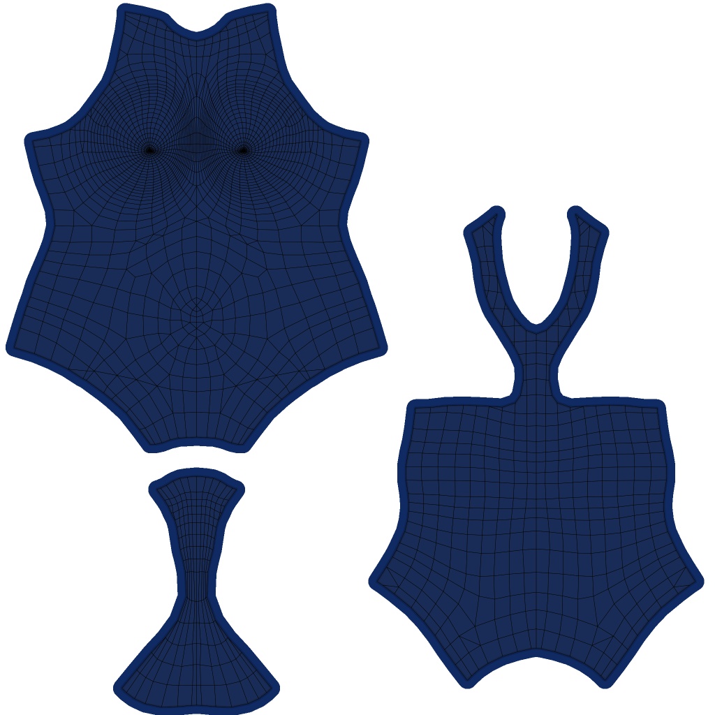 【キュリシアちゃん対応】スクール水着