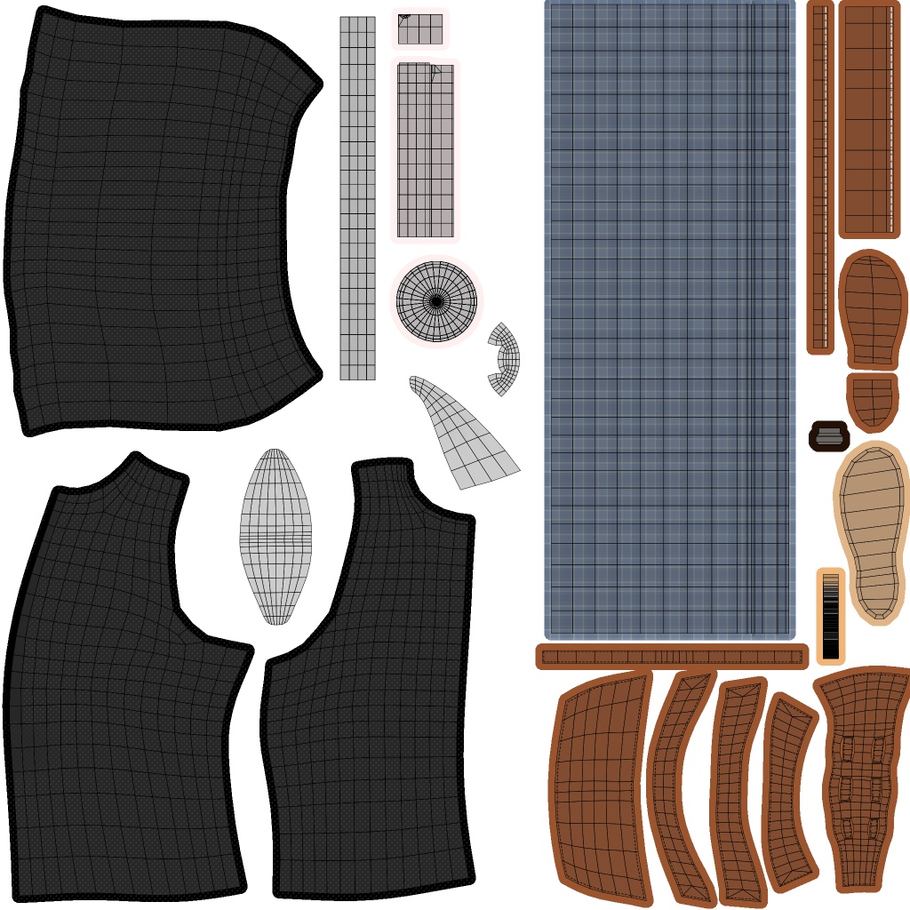 【キュリシアちゃん対応】春のミニスカコーデ