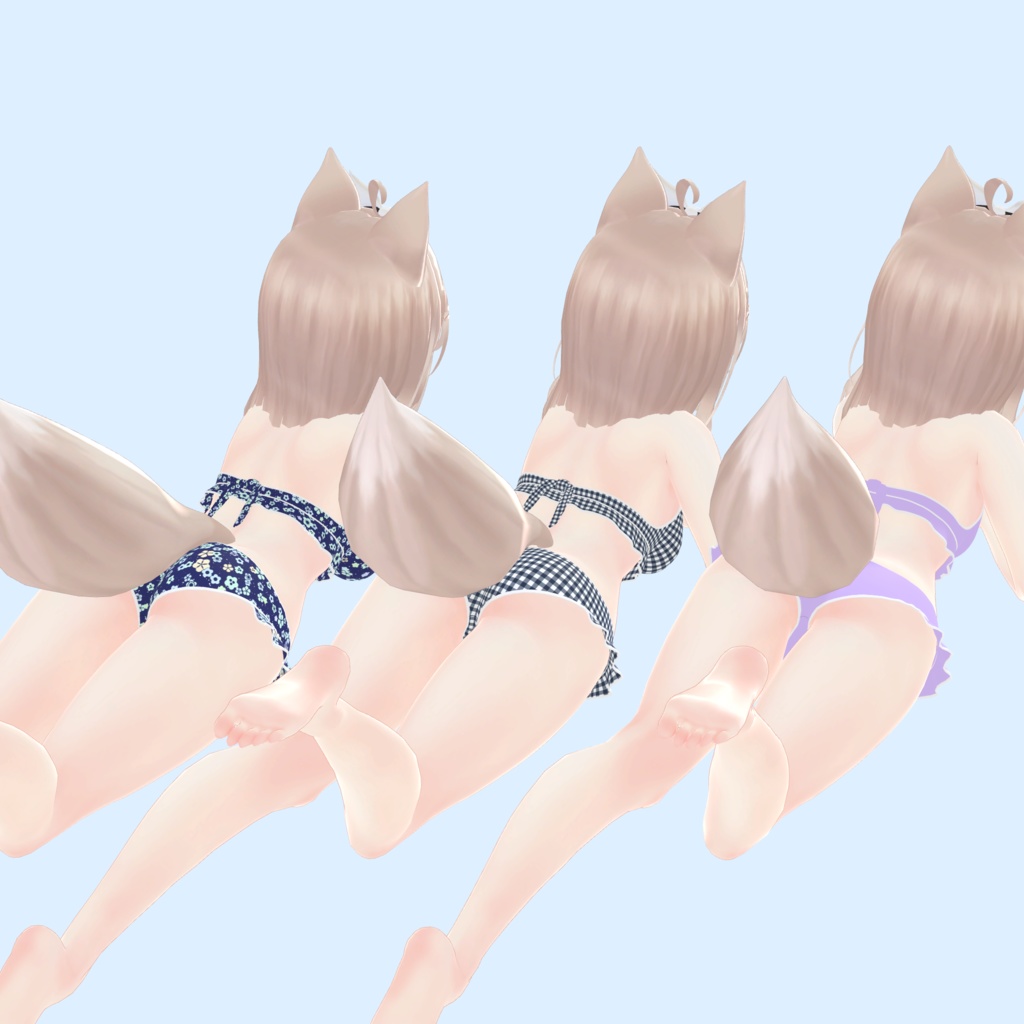 【キュリシアちゃん対応】フリルビキニ