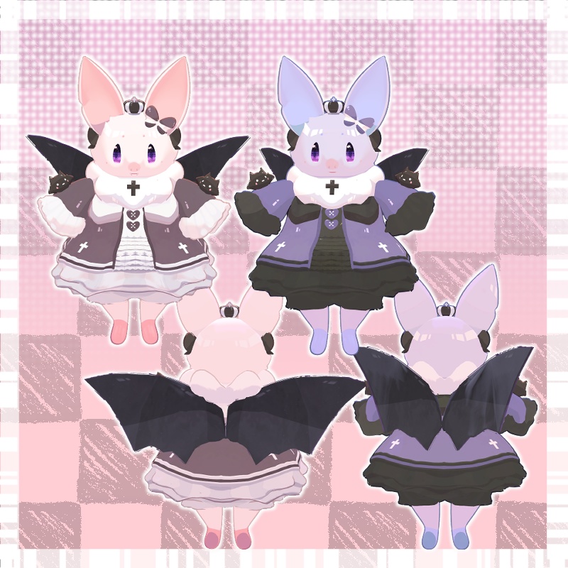 オリジナル3Dモデル『コモリ』