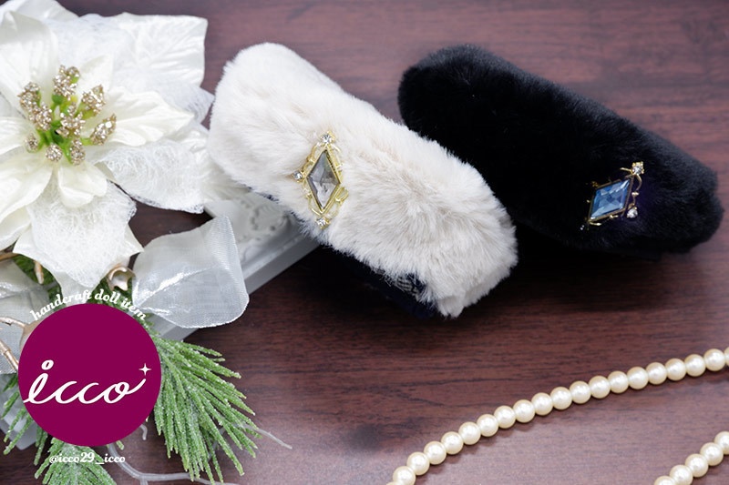 ふわふわベレー帽