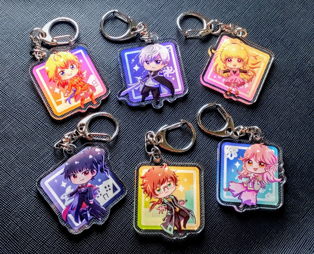 【創作】アクリルキーホルダー(両面)