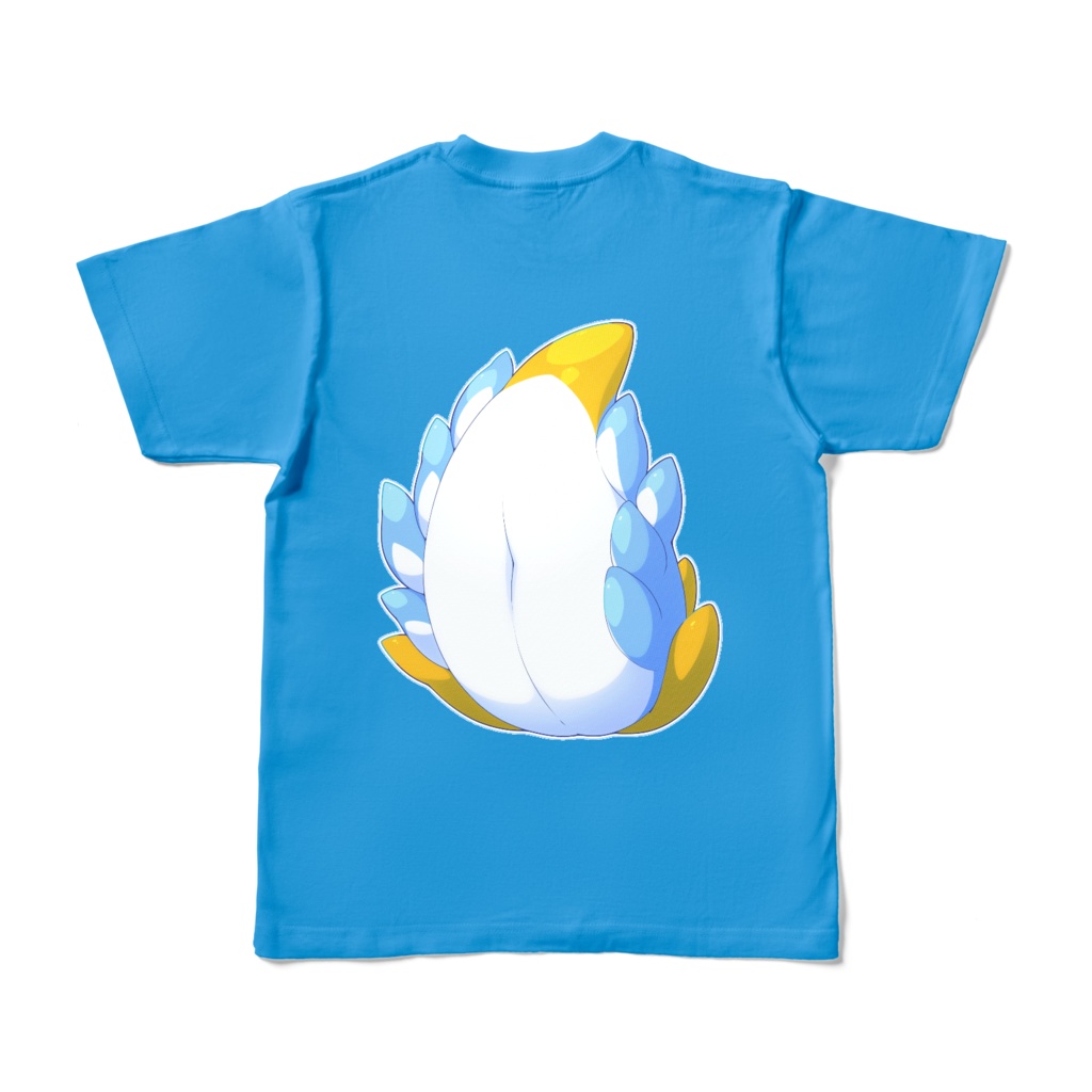 留鉦しぐTシャツ(ターコイズ)