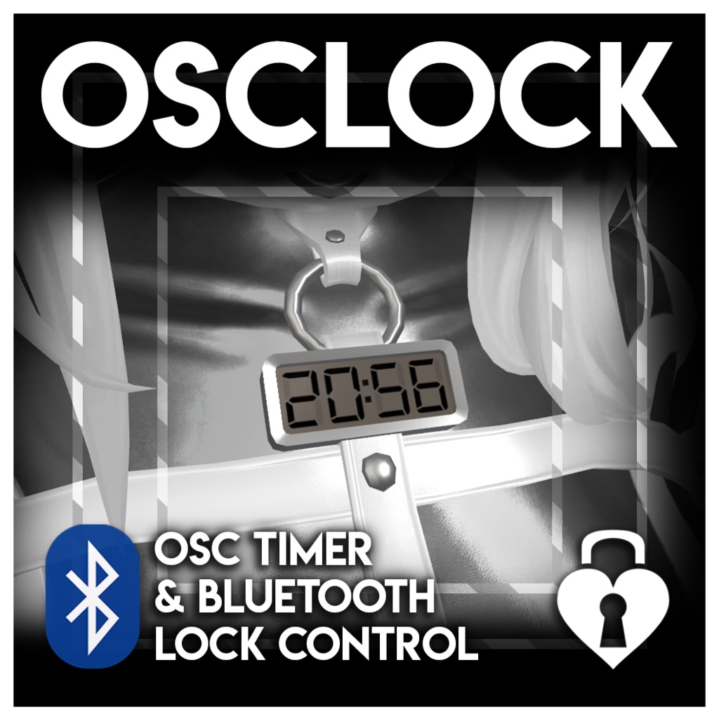 OSCLock - Timer & Bluetooth Lock Controller | タイマー＆ブルートゥース・ロック・コントロール 『VRChat OSC』