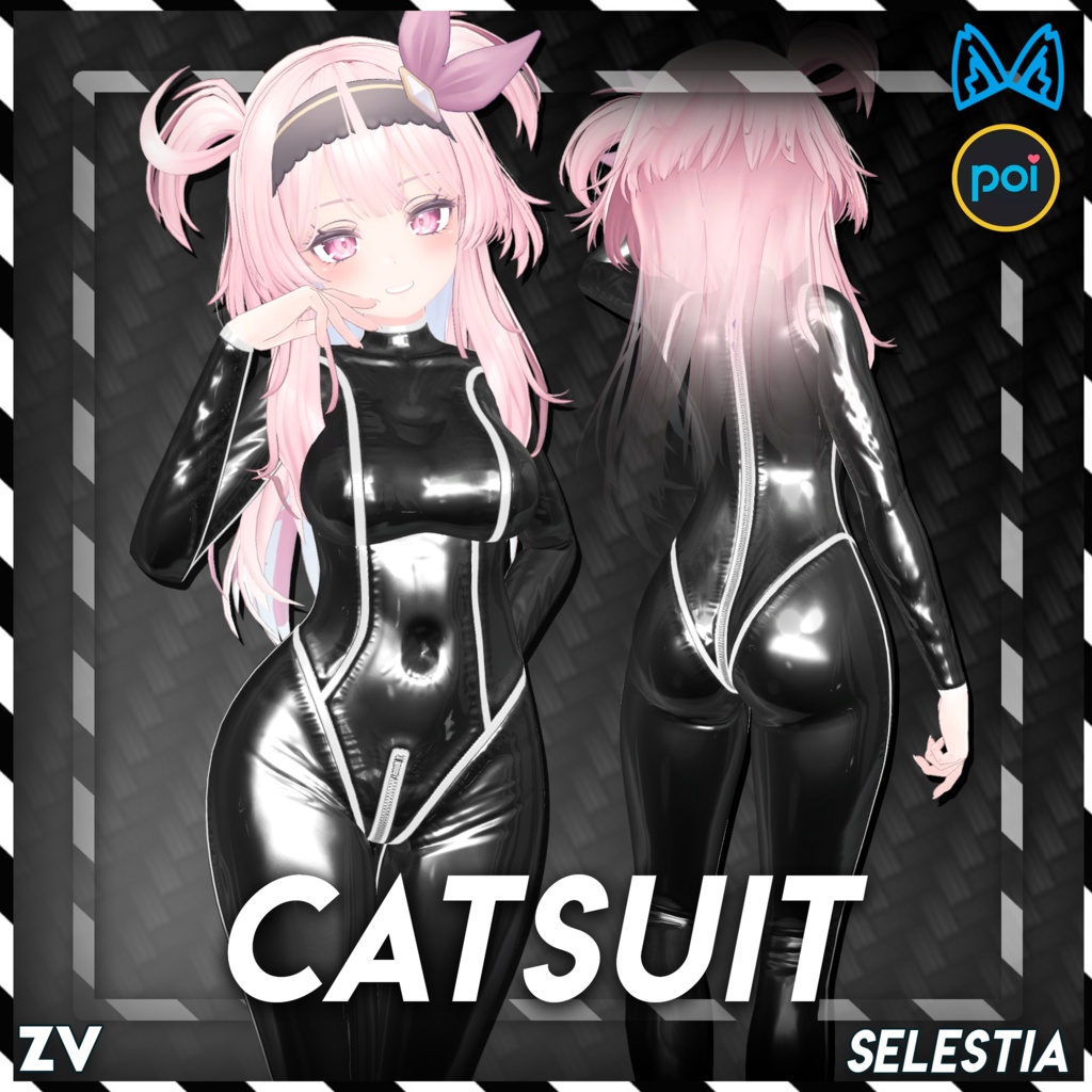 ラバースーツ 『Zeni Latex Catsuit』 - Selestia