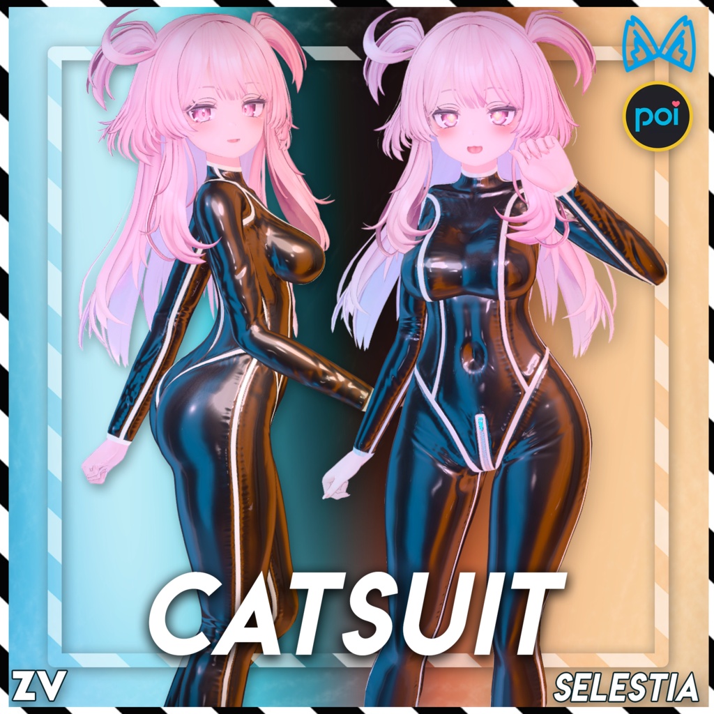 ラバースーツ 『Zeni Latex Catsuit』 - Selestia