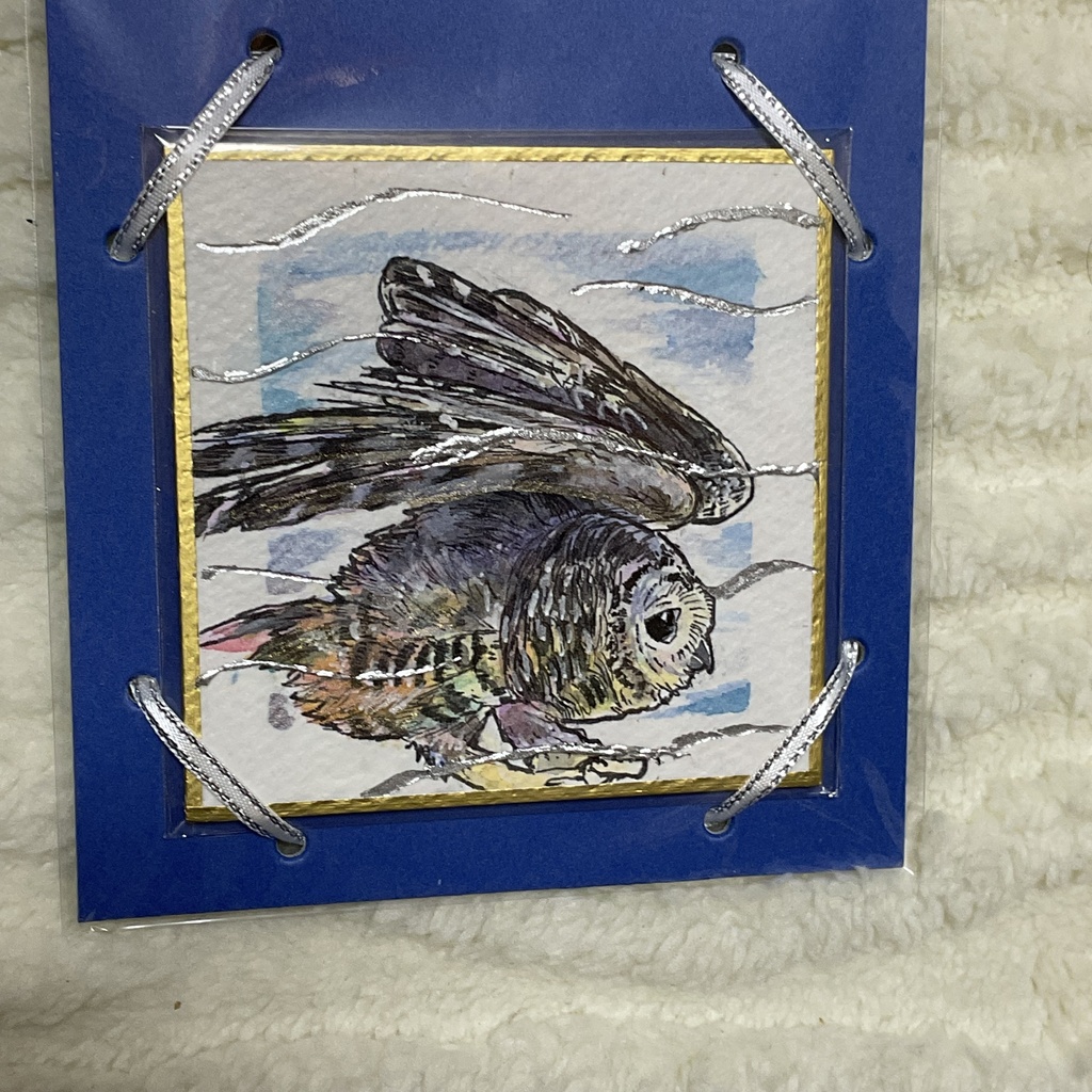 ミニ色紙原画「じゅんびうんどう」