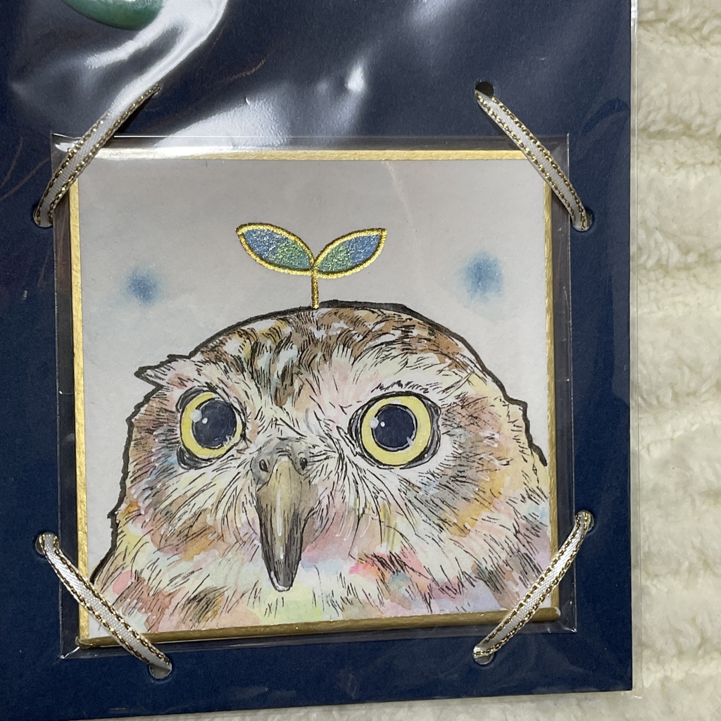 ミニ色紙原画「双葉」