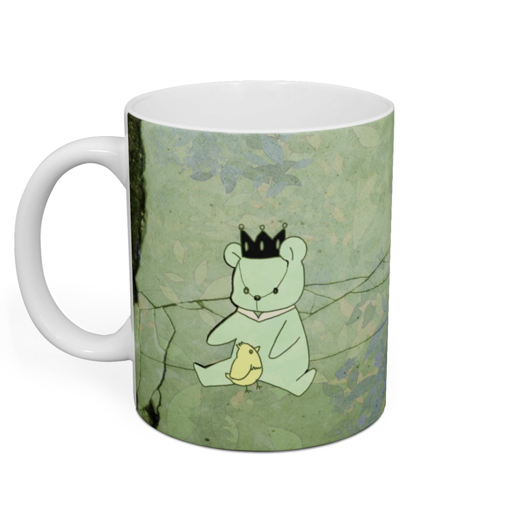 クマとヒヨコ【グリーン】