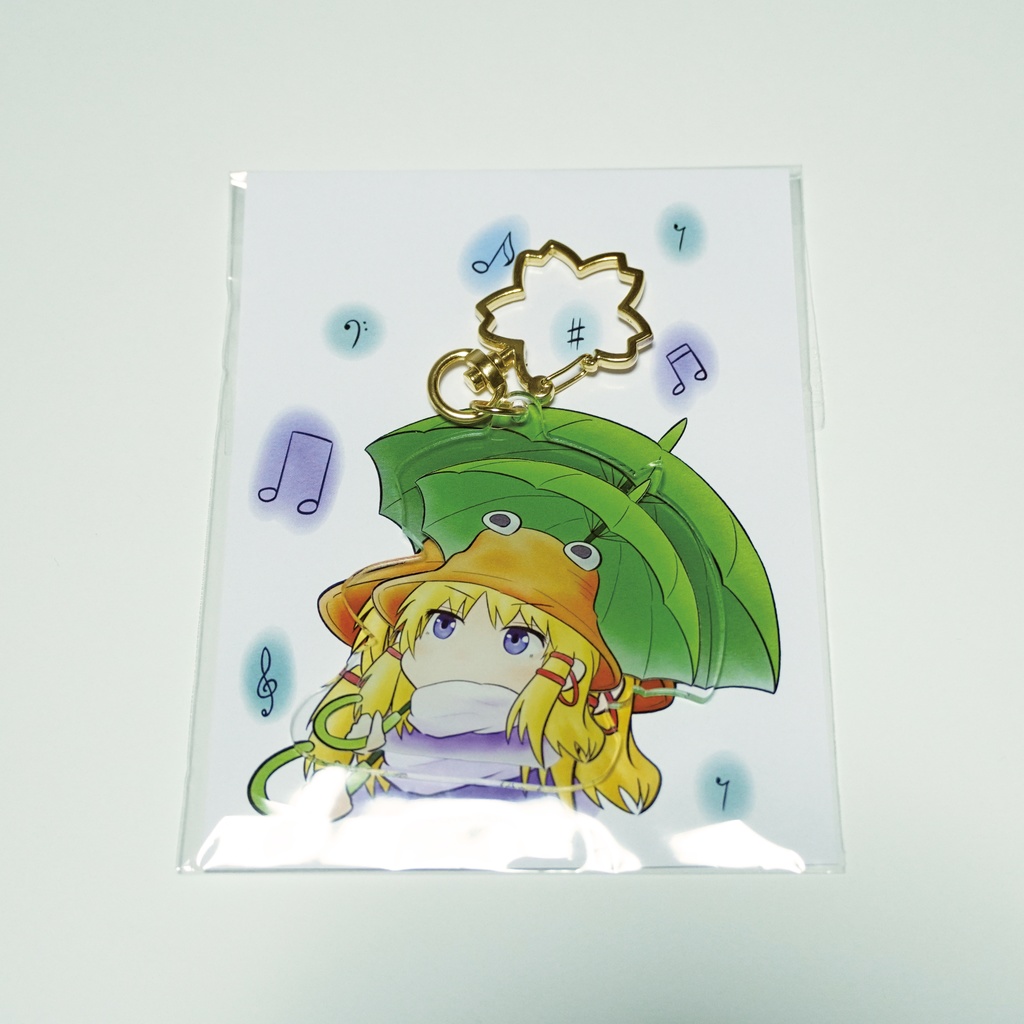 諏訪子ちゃん アクリルキーホルダー(まらしぃさんデザイン)