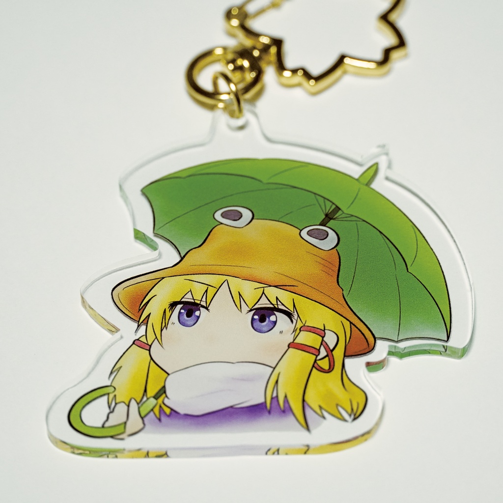 諏訪子ちゃん アクリルキーホルダー(まらしぃさんデザイン)