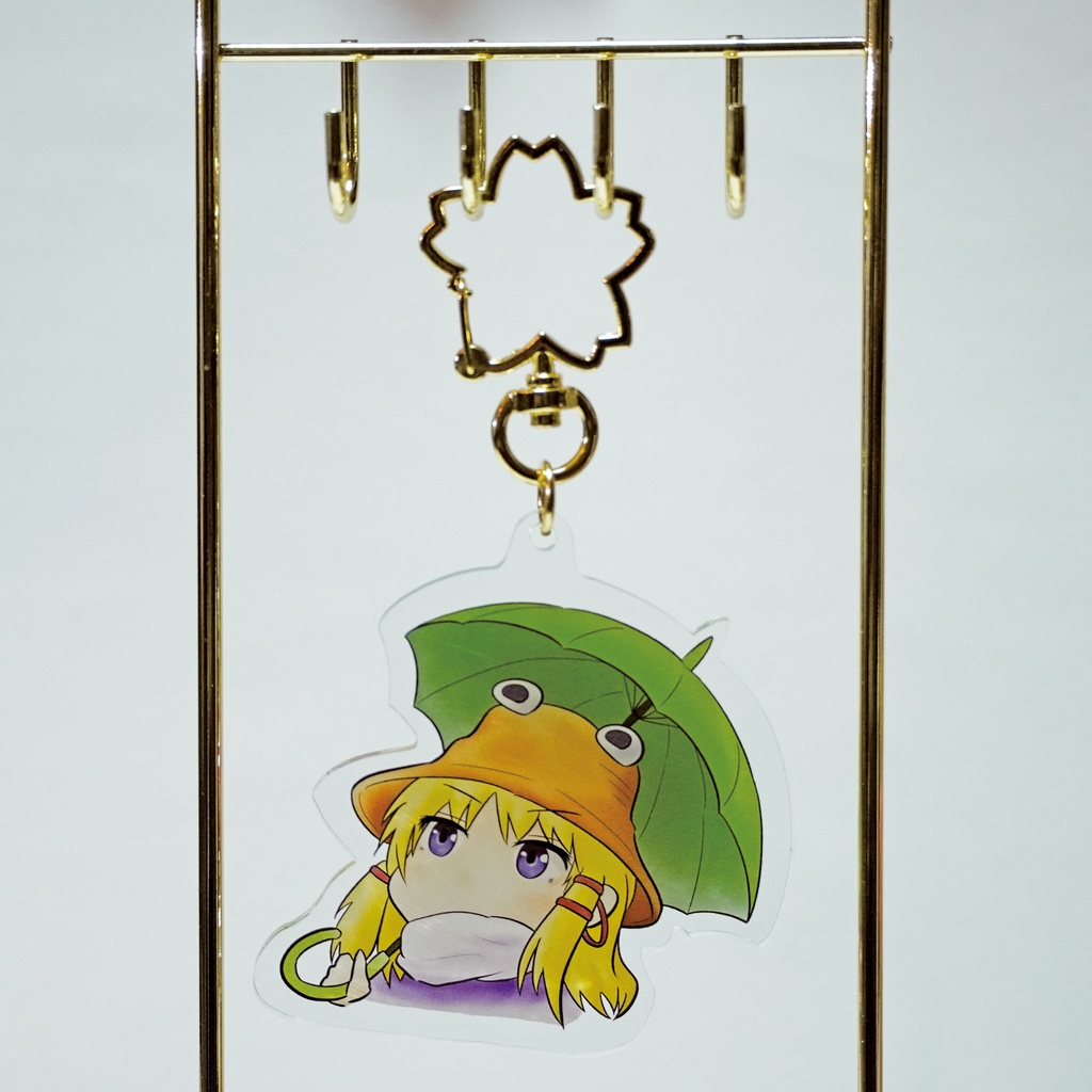 諏訪子ちゃん アクリルキーホルダー(まらしぃさんデザイン)