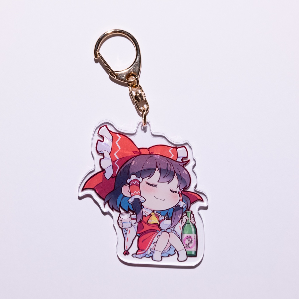 幻想遊戯＜酔＞アクリルキーホルダー 霊夢さん