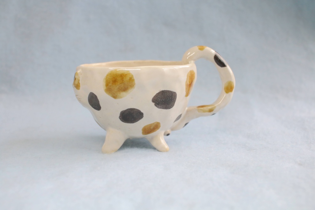 陶器「猫カップ★三毛」