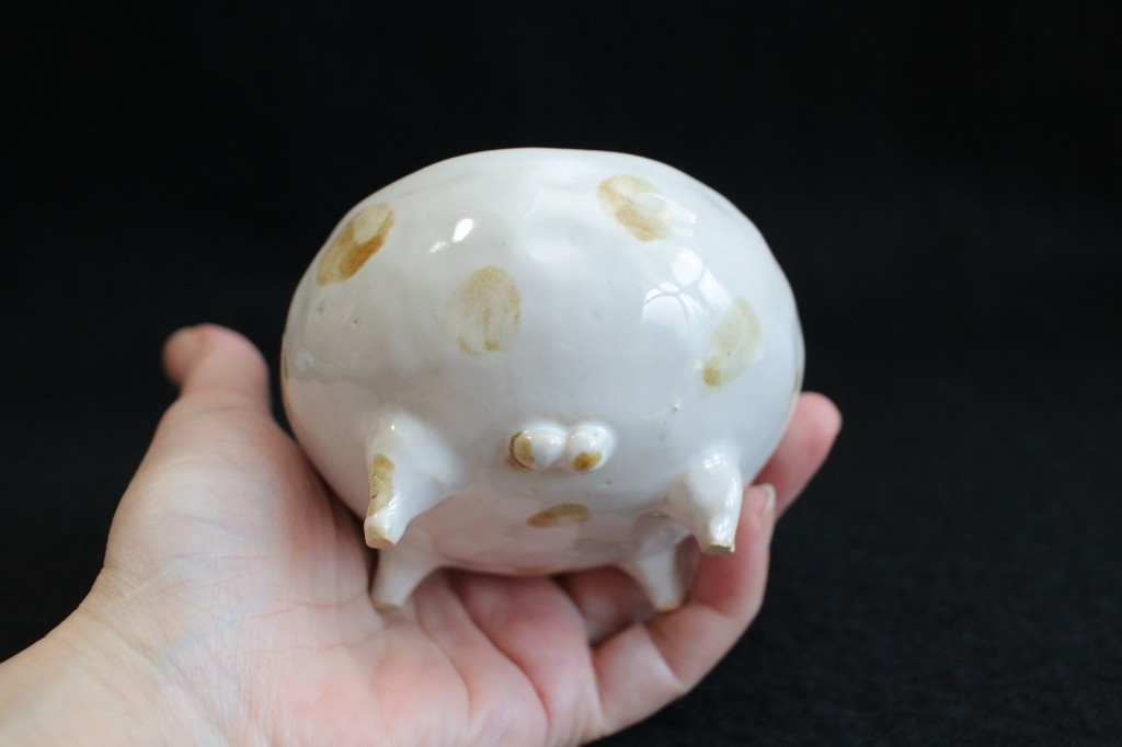 陶器「フリーカップ★茶白猫2」