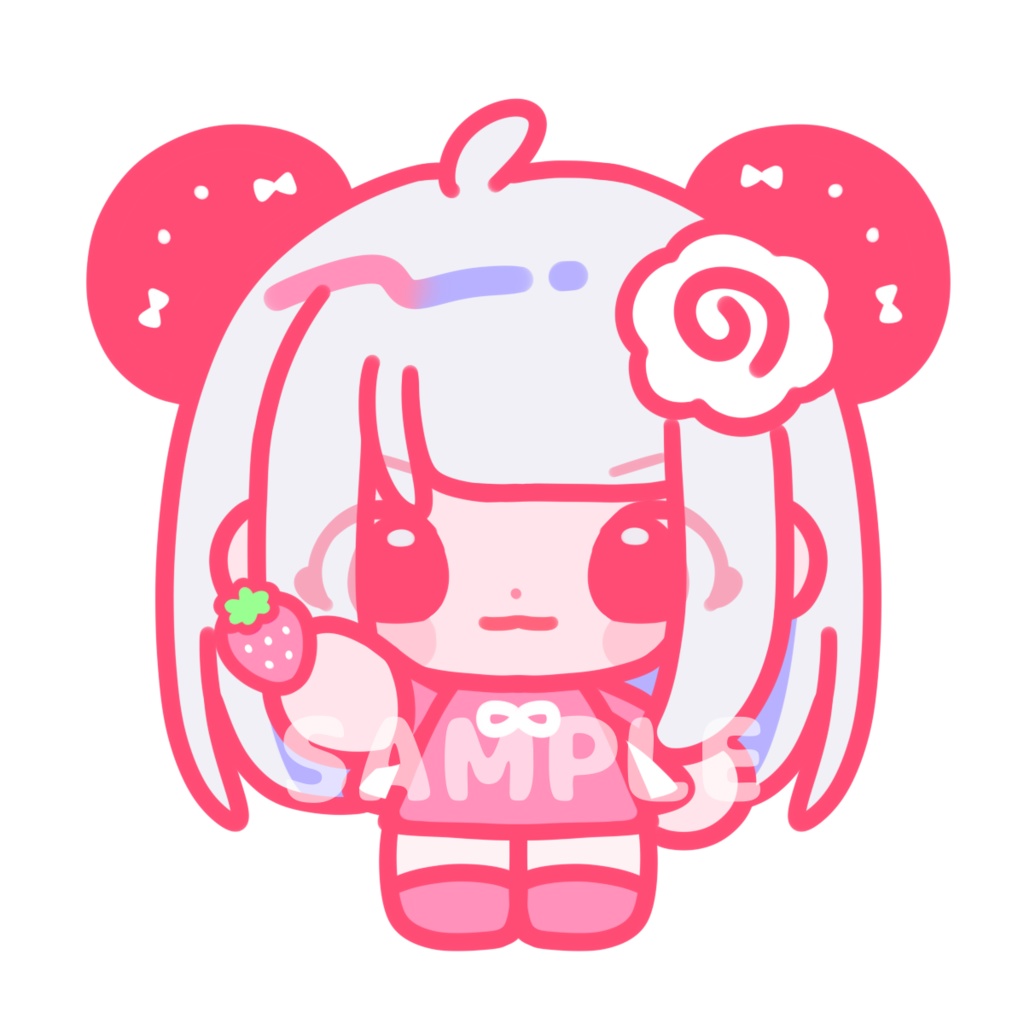 【数量限定！】1500人記念🍥いちごなアクリルキーホルダー