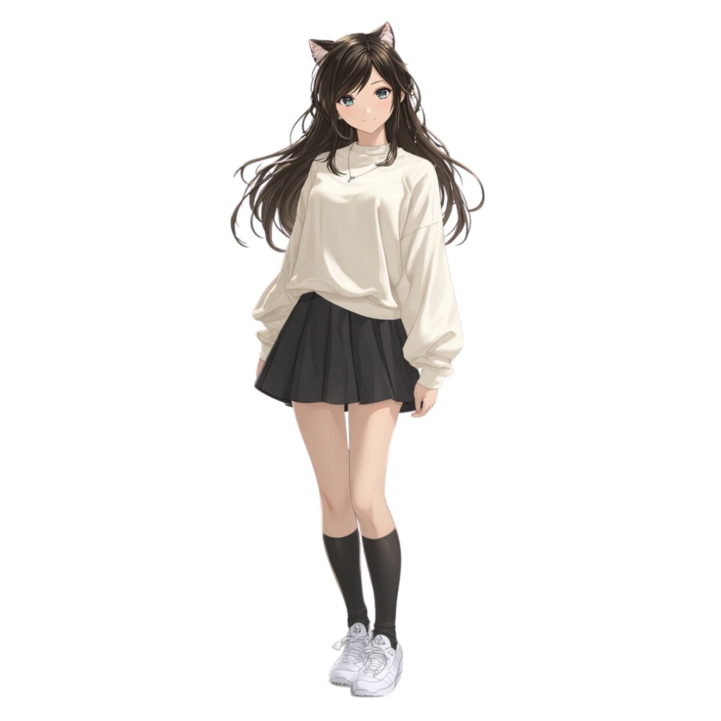 感情つたわる ねこみみポーズ集 感情&アクションポーズ23点