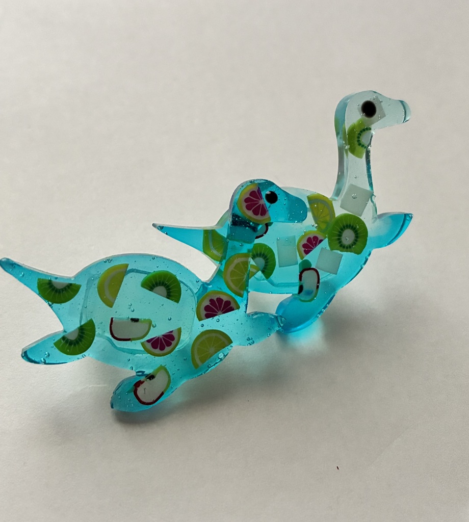 サイダーフルーツポンチネッシーのシューズクリップ