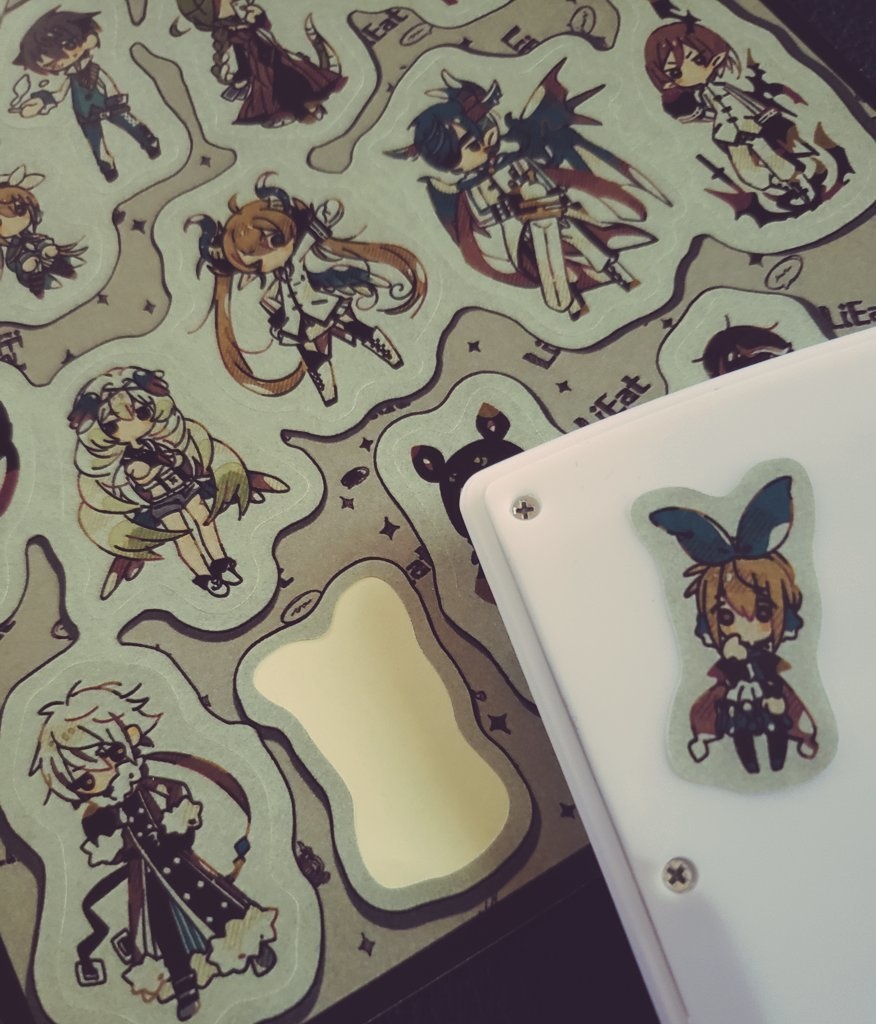 LiEat型抜きステッカー