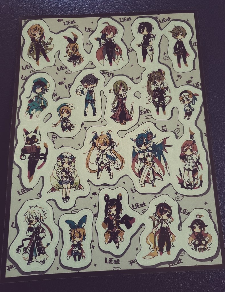 LiEat型抜きステッカー
