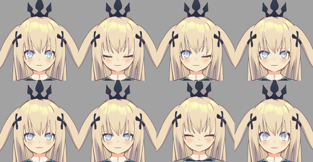 【VRoidモデル】ふしぎなこ【VRM/オリジナル3Dモデル】