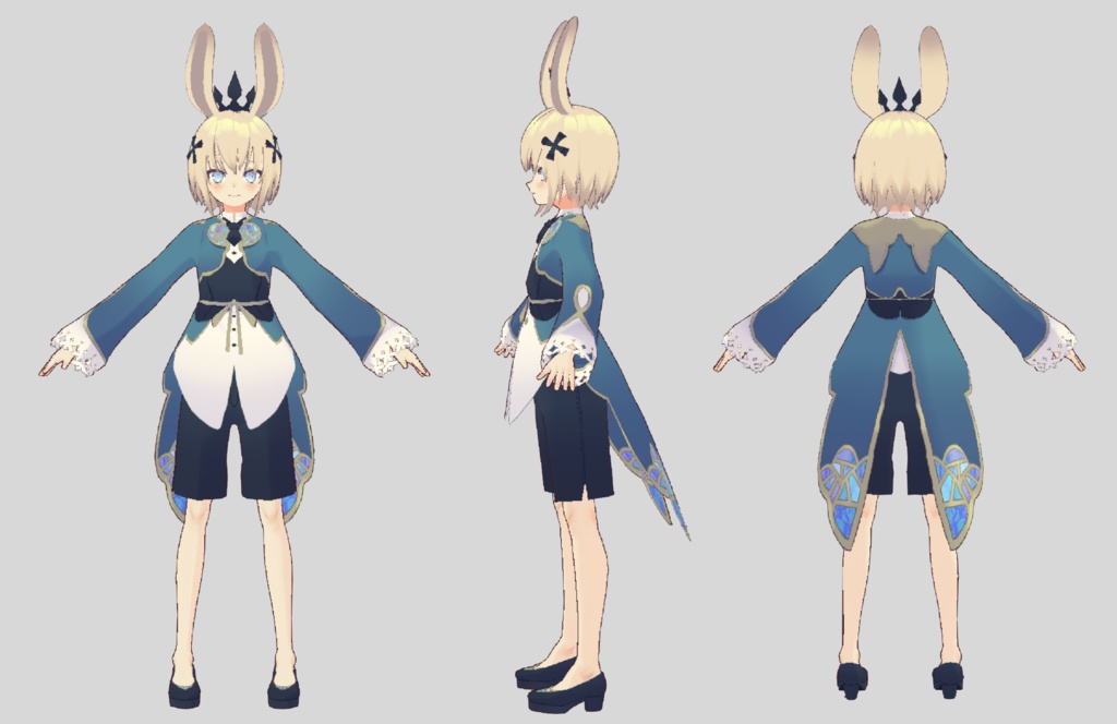 【VRoidモデル】ふしぎなこ【VRM/オリジナル3Dモデル】