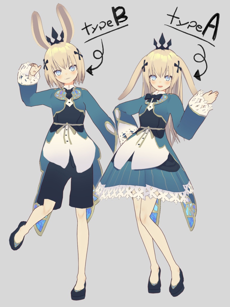 【VRoidモデル】ふしぎなこ【VRM/オリジナル3Dモデル】