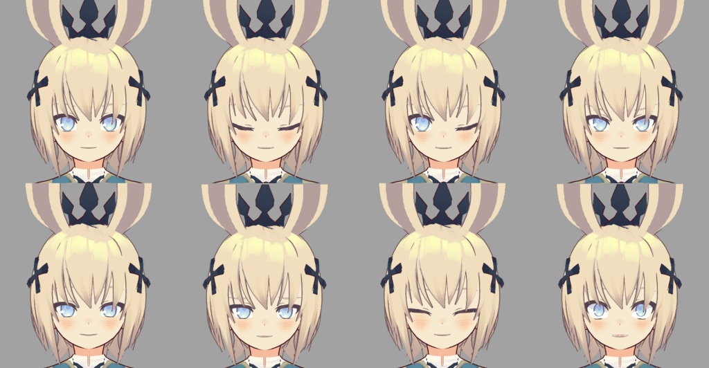 【VRoidモデル】ふしぎなこ【VRM/オリジナル3Dモデル】