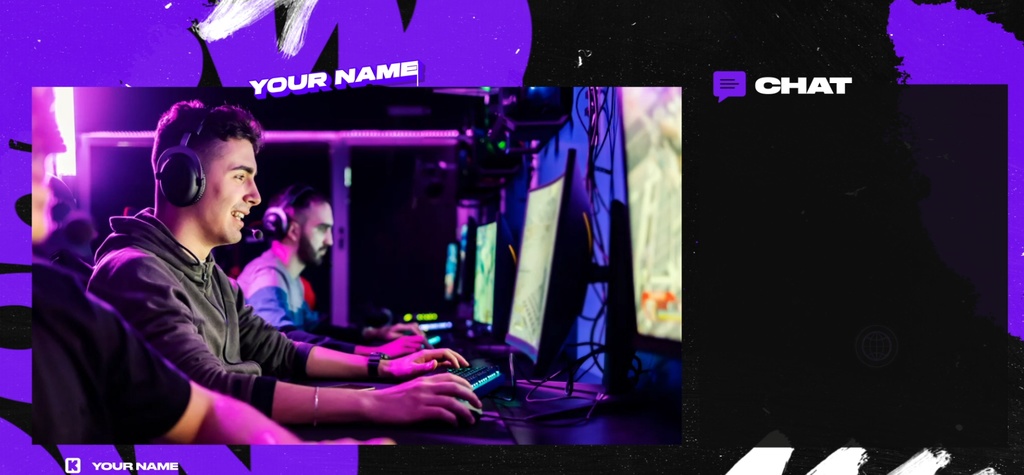 【配信画面】ストリート系 かっこいい 待機画面 / Street Grunge Stream Overlay【VTuber/Twitch】