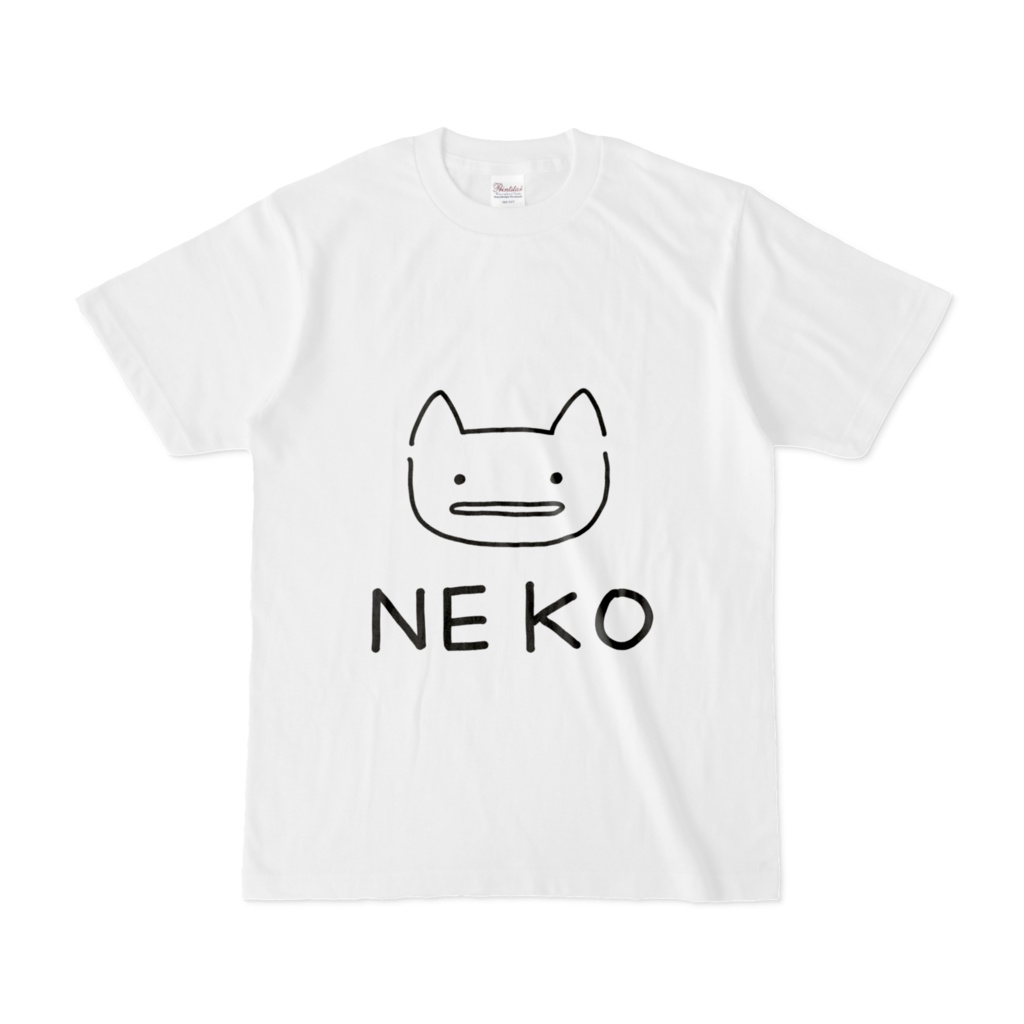 1匹のあむねこTシャツ白