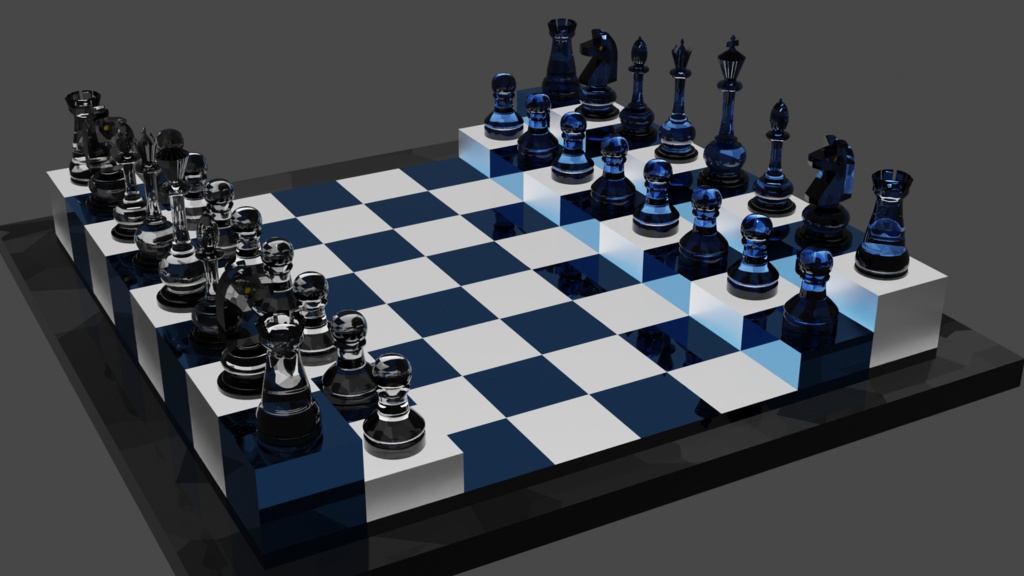 【商用利用可3Dモデル】チェス盤