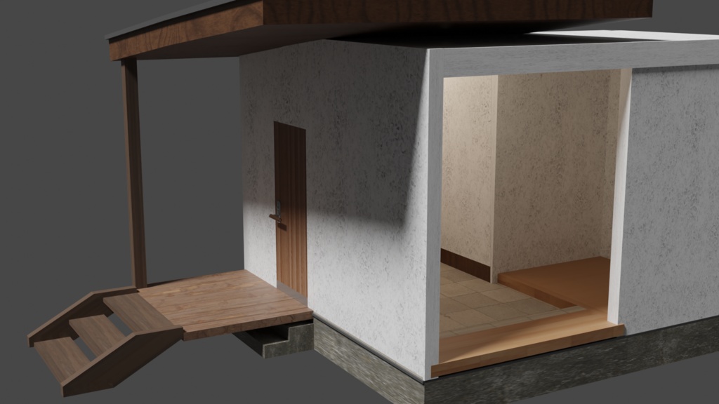 【3Dモデル】心安らぐ別荘