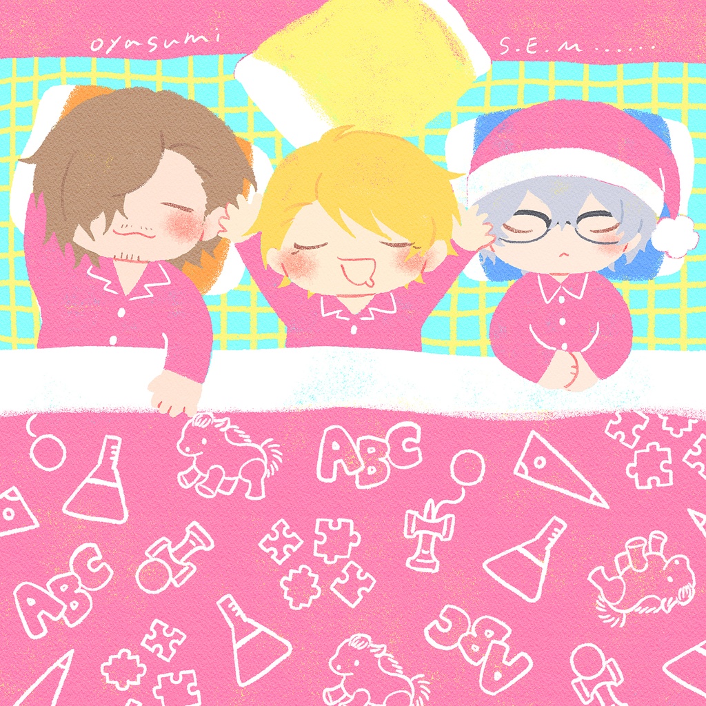 おやすみS.E.M タオルハンカチ